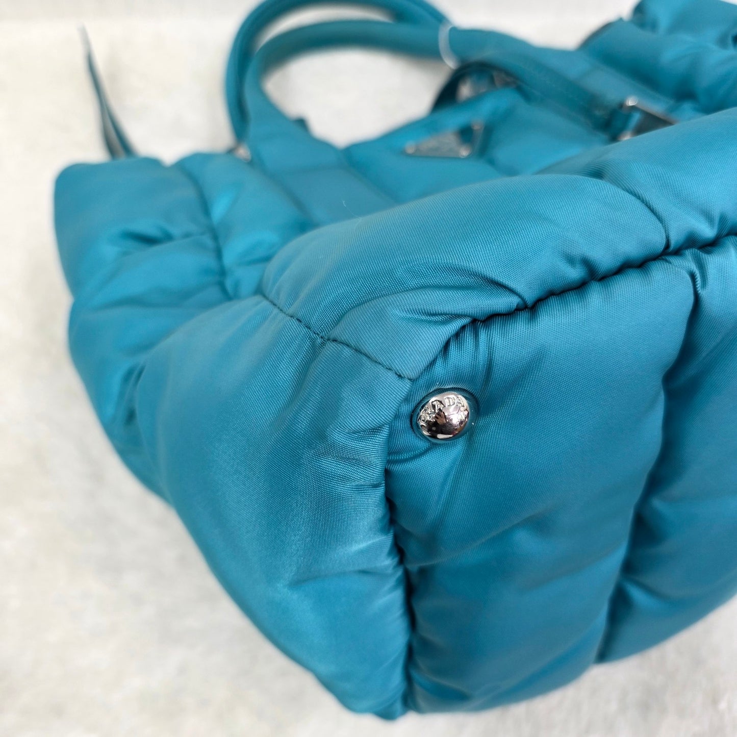 PRADA Padded Nylon Handbag (Pre-Owned)