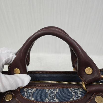 CELINE Triomphe Denim Handbag (Pre-Owned)
