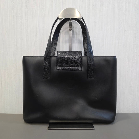 CELINE Croc-Embossed Leather Tote (Pre-owned)