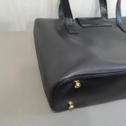 CELINE 鳄鱼纹压花皮革手提包（二手） 