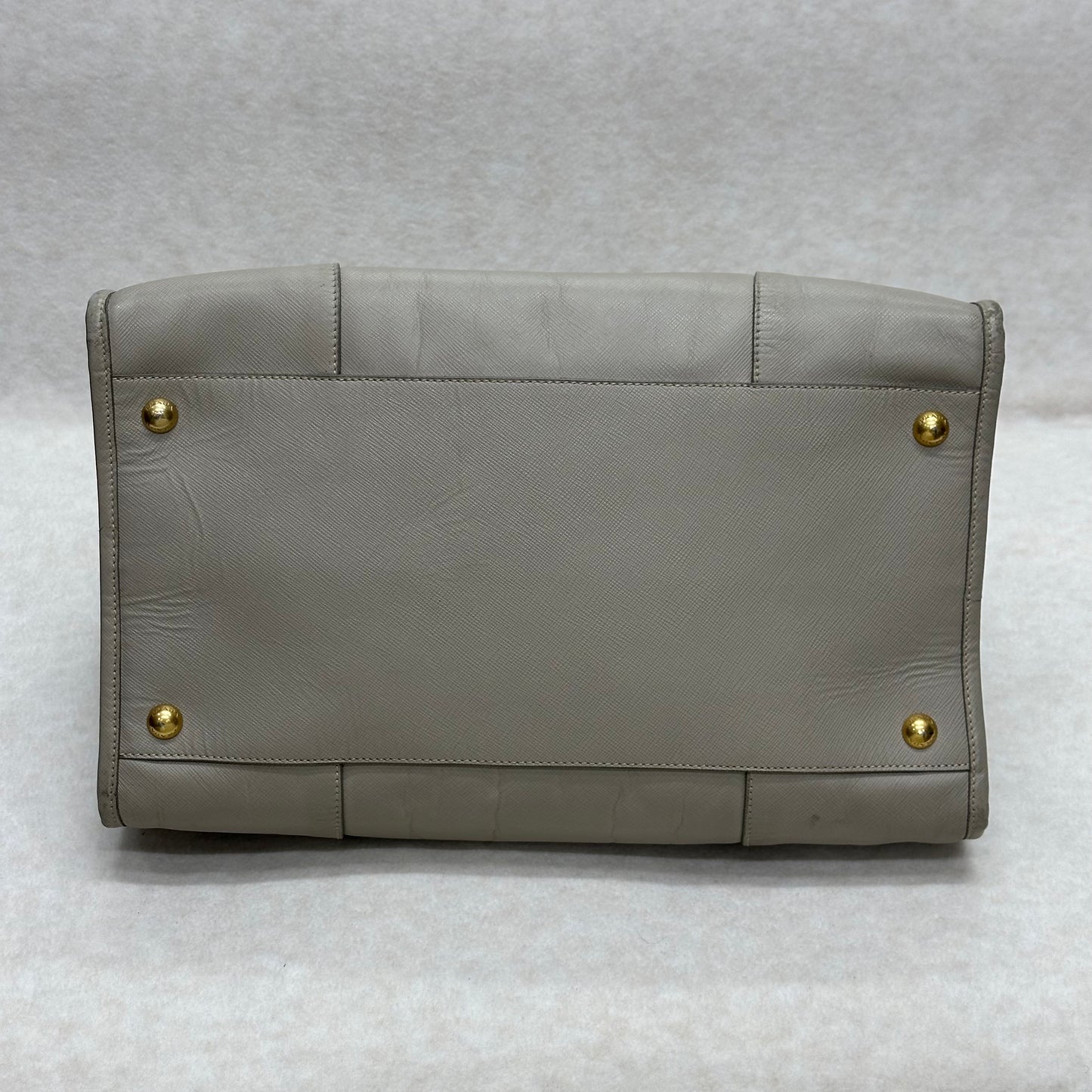 Prada Saffiano Leather Top Handle Shoulder Bag (Pre-Owned)