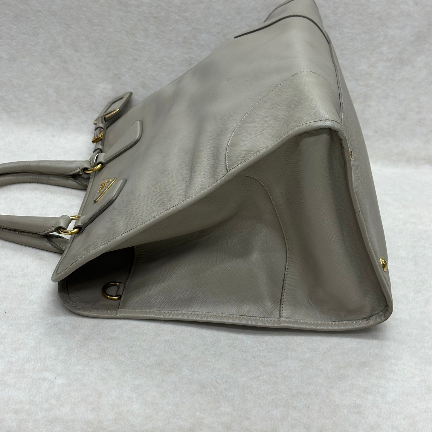 Prada Saffiano Leather Top Handle Shoulder Bag (Pre-Owned)