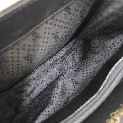 YSL Crocodile Embossed Shoulder Bag (Pre-Owned)