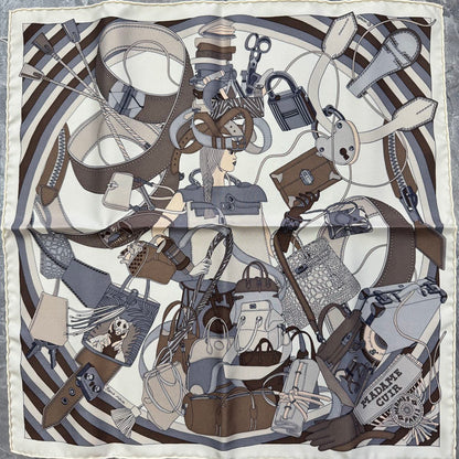 Hermès Madame Cuir Silk Scarf (Pre-Owned)
