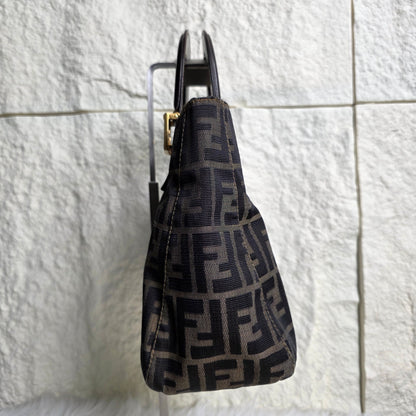 Fendi Zucca Canvas Top Handle Tote (Pre-owned)