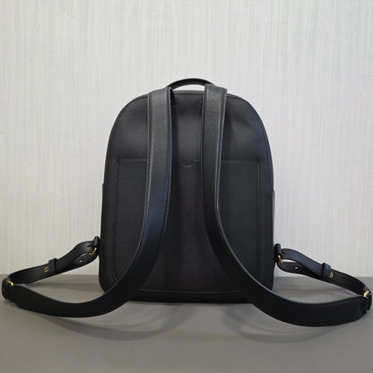 BALLY Grained Leather Backpack (Pre-owned)