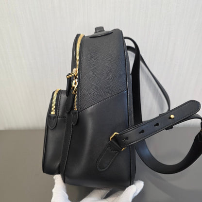 BALLY Grained Leather Backpack (Pre-owned)