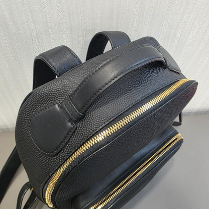 BALLY Grained Leather Backpack (Pre-owned)