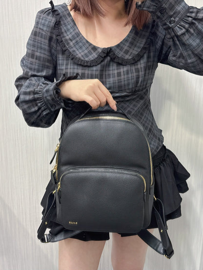 BALLY Grained Leather Backpack (Pre-owned)