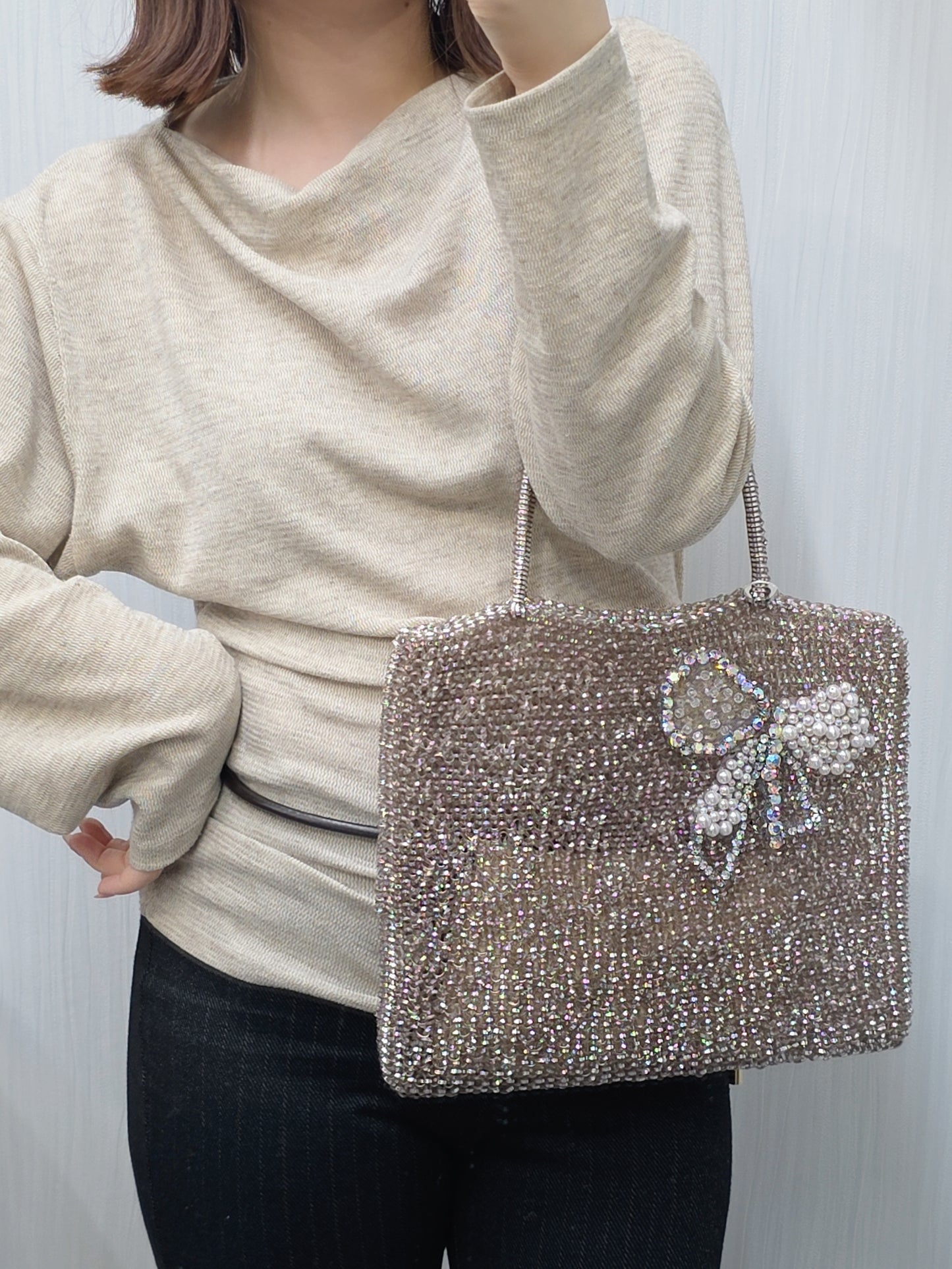 ANTEPRIMA Wirebag Bow Motif Tote (Pre-Owned)