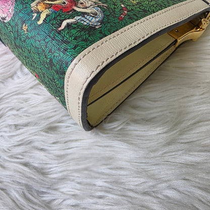 GUCCI GG Supreme Tian Yuko Higuchi Collaboration Shoulder Bag (Pre-Owned)
