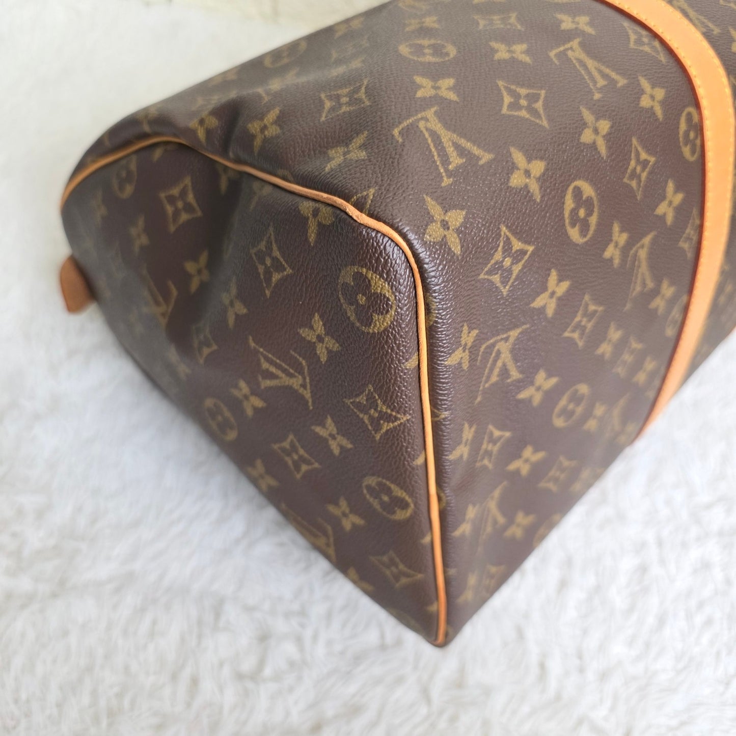 Louis Vuitton Keepall 45 Monogram Canvas Travel Bag (Pre-Owned)