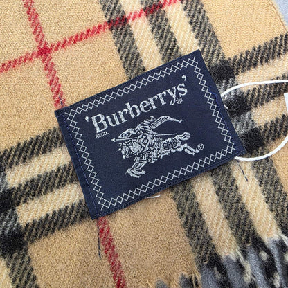 Burberry 经典 Nova 格纹羊毛围巾（二手） 