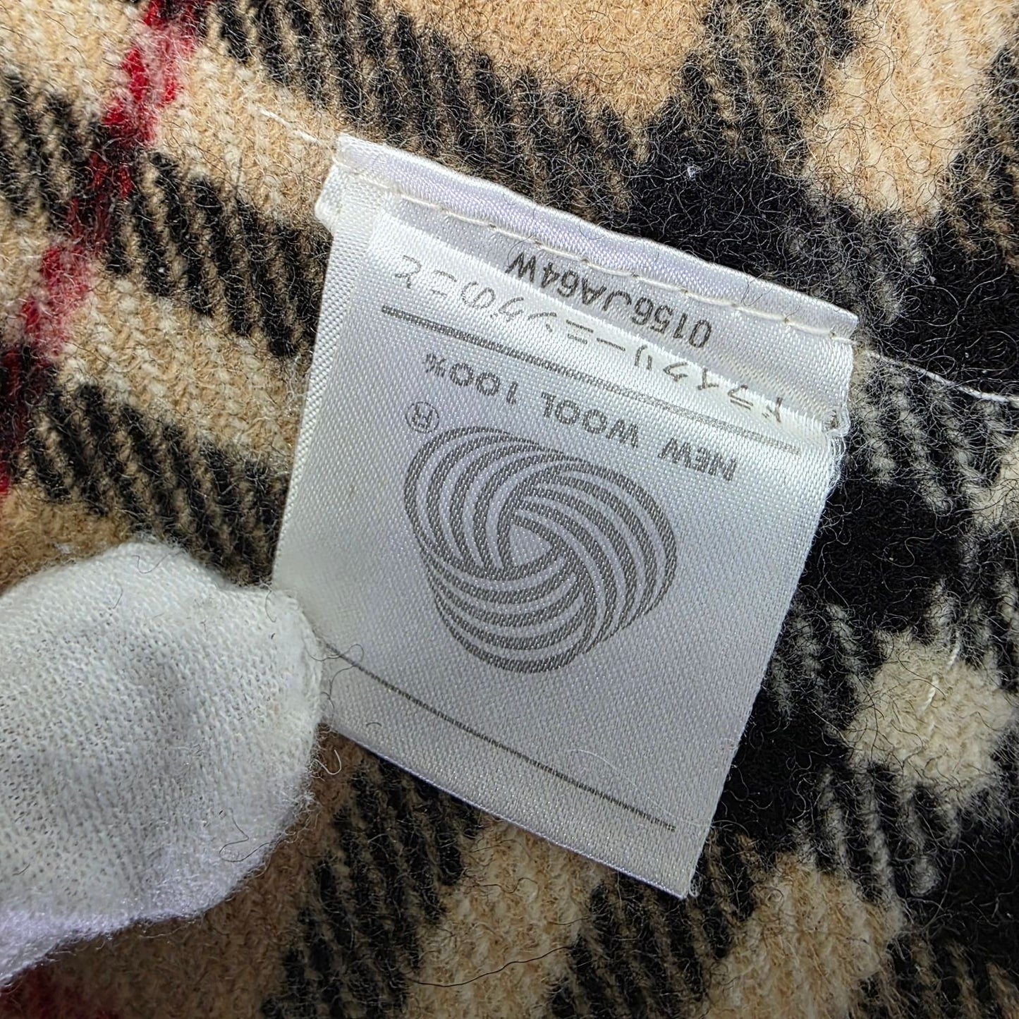 Burberry 经典 Nova 格纹羊毛围巾（二手） 