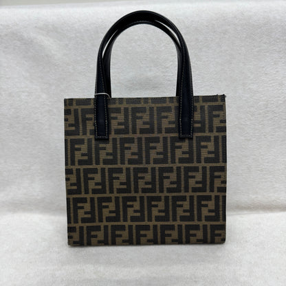 FENDI Zucca FF Canvas Mini Tote Crossbody Briefcase (Pre-Owned)