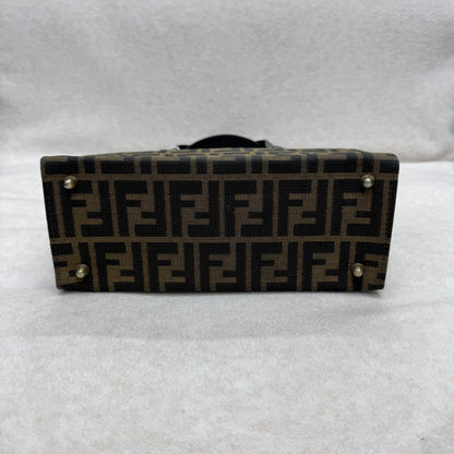 FENDI Zucca FF Canvas Mini Tote Crossbody Briefcase (Pre-Owned)