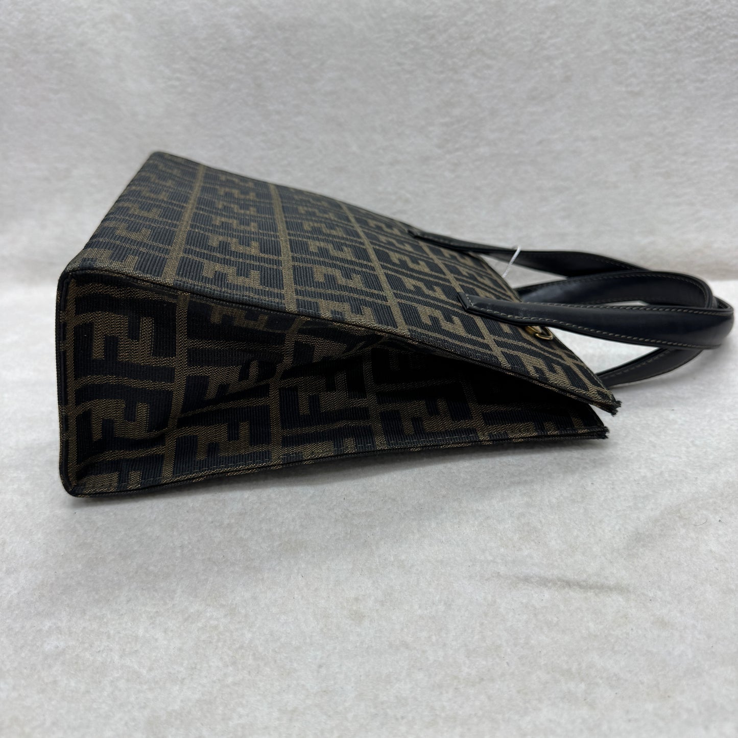 FENDI Zucca FF Canvas Mini Tote Crossbody Briefcase (Pre-Owned)