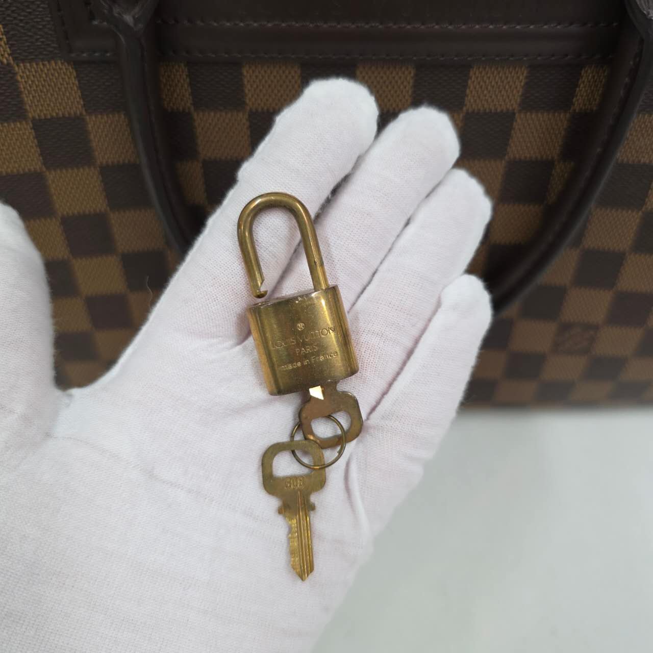 Louis Vuitton Damier nolita Top Handle Bag (Pre-Owned)