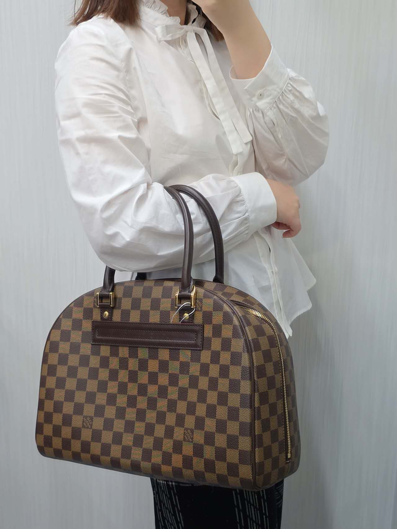 Louis Vuitton Damier nolita Top Handle Bag (Pre-Owned)