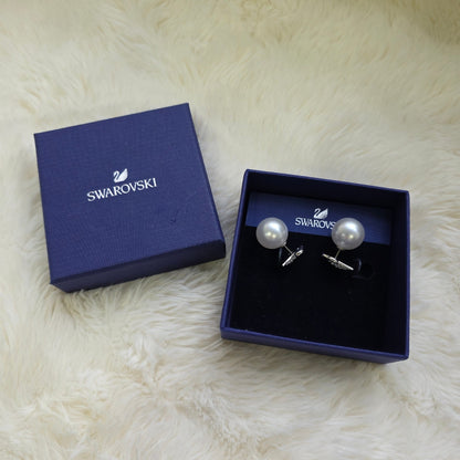 Swarovski Pearl Clip Earrings (Pre-Owned)
