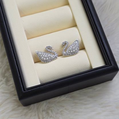 Swarovski Pearl Clip Earrings (Pre-Owned)