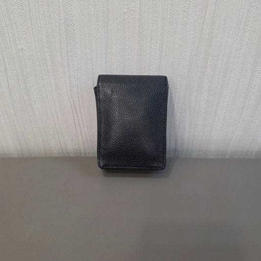 CHANEL Caviar Leather Mini Card Holder Pouch Black (Pre-Owned)