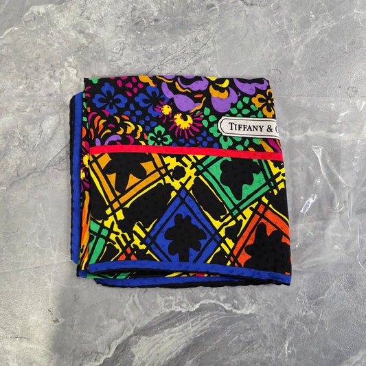 Tiffany & Co. Floral Silk Scarf (Pre-Owned)