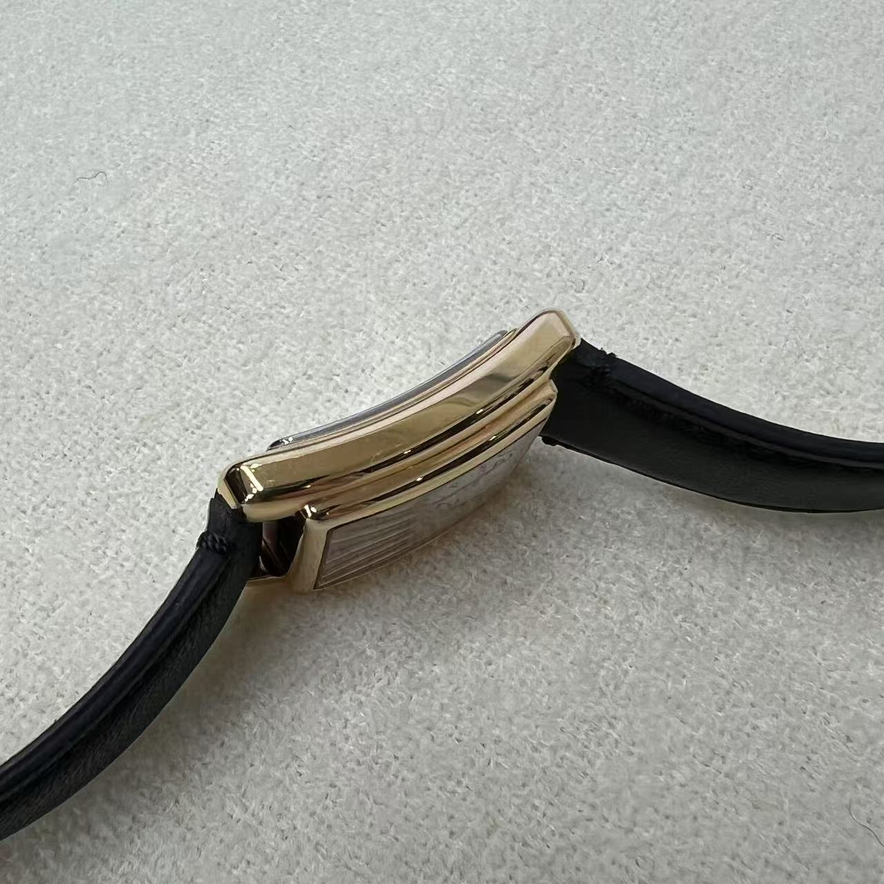 Coach Rectangular Leather Strap Watch (Pre-Owned)
