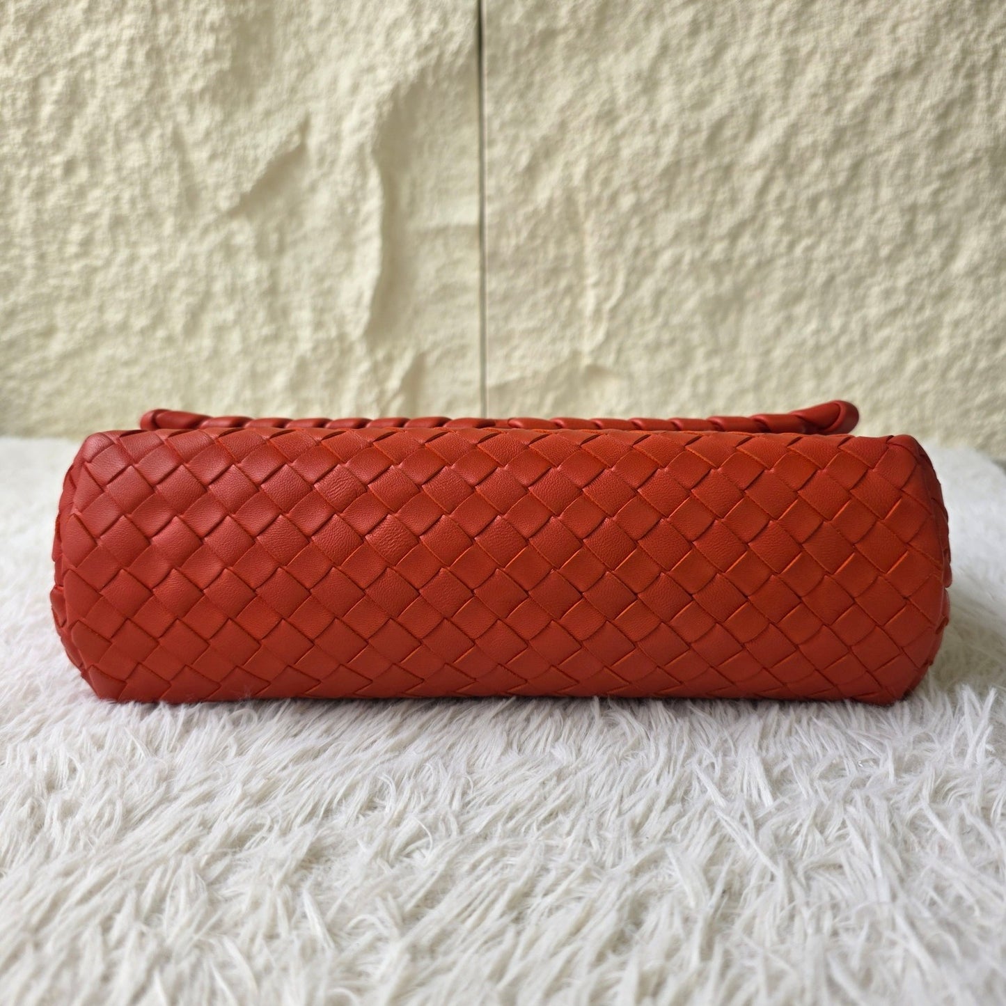 Bottega Veneta Intrecciato Flap Chain Shoulder Bag (Pre-Owned)