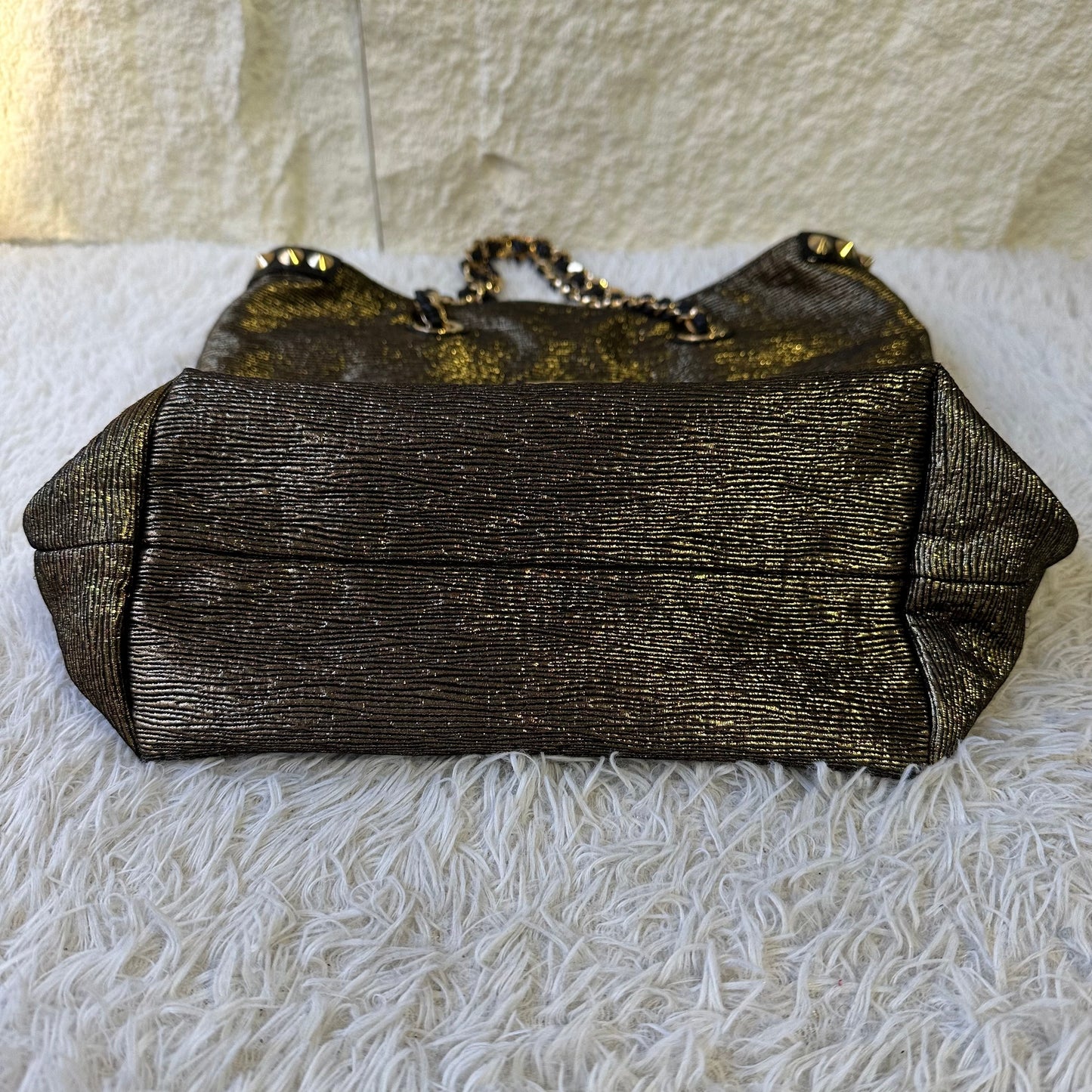 Louis Vuitton Limited Edition Shimmer Metallic Chain Tote Bag (Pre-Owned)