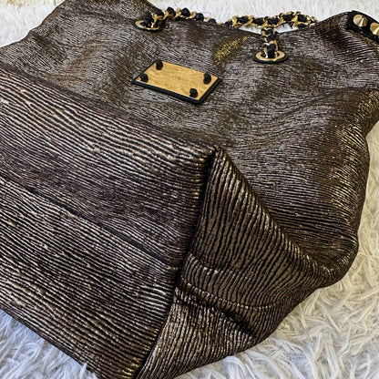 Louis Vuitton Limited Edition Shimmer Metallic Chain Tote Bag (Pre-Owned)