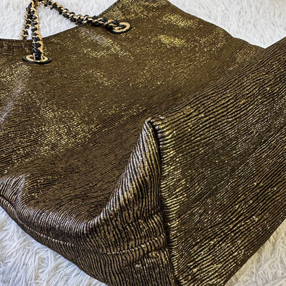 Louis Vuitton Limited Edition Shimmer Metallic Chain Tote Bag (Pre-Owned)