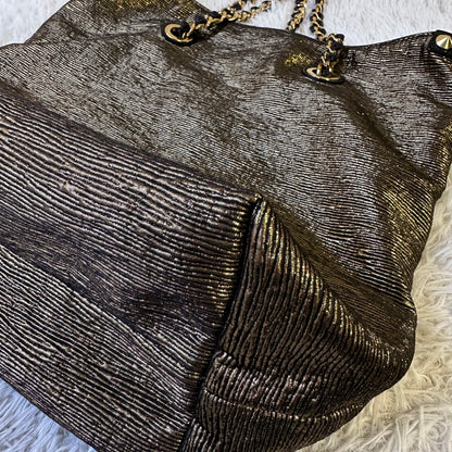 Louis Vuitton Limited Edition Shimmer Metallic Chain Tote Bag (Pre-Owned)