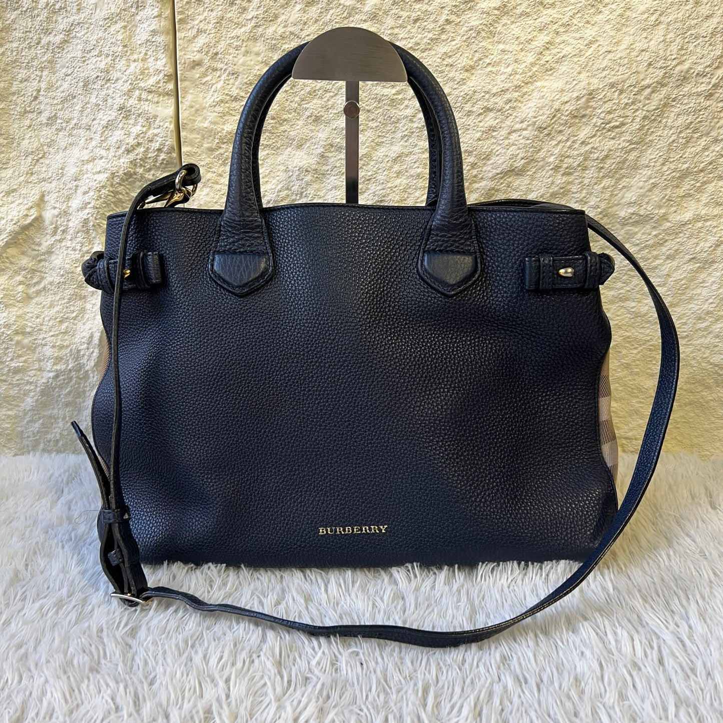 Burberry 小牛皮手提包（二手） 