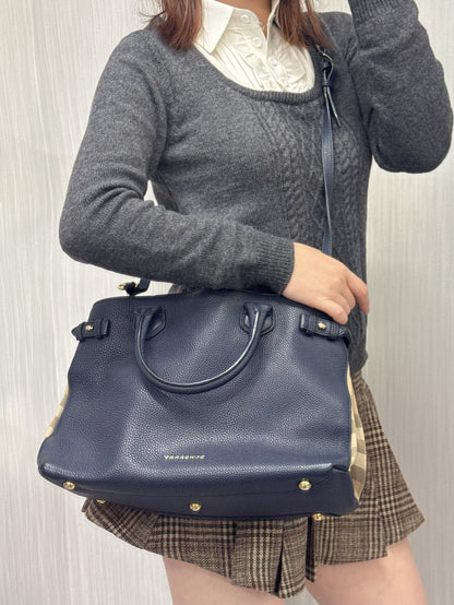Burberry 小牛皮手提包（二手） 