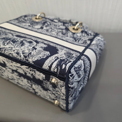 Christian Dior Lady Dior Toile de Jouy Embroidery (Pre-Owned)