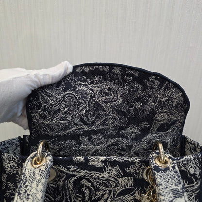 Christian Dior Lady Dior Toile de Jouy Embroidery (Pre-Owned)