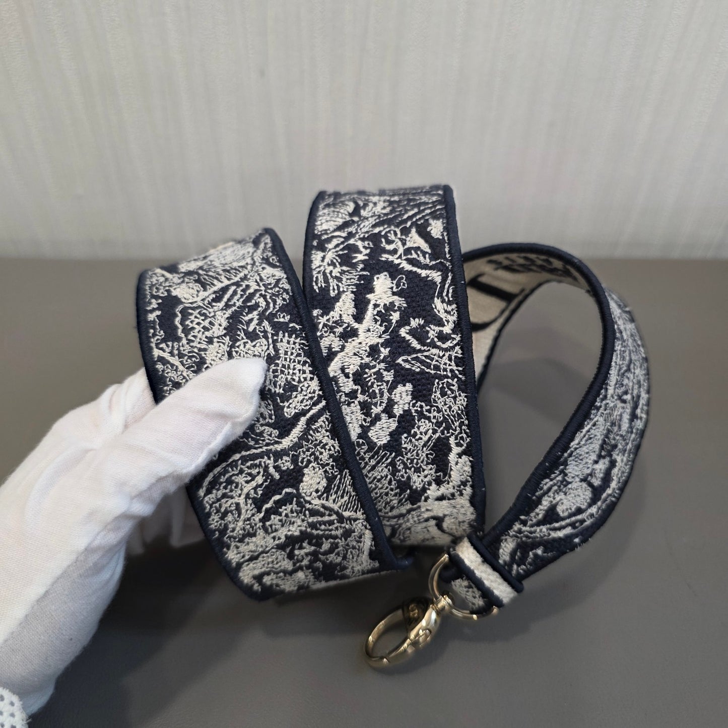 Christian Dior Lady Dior Toile de Jouy Embroidery (Pre-Owned)