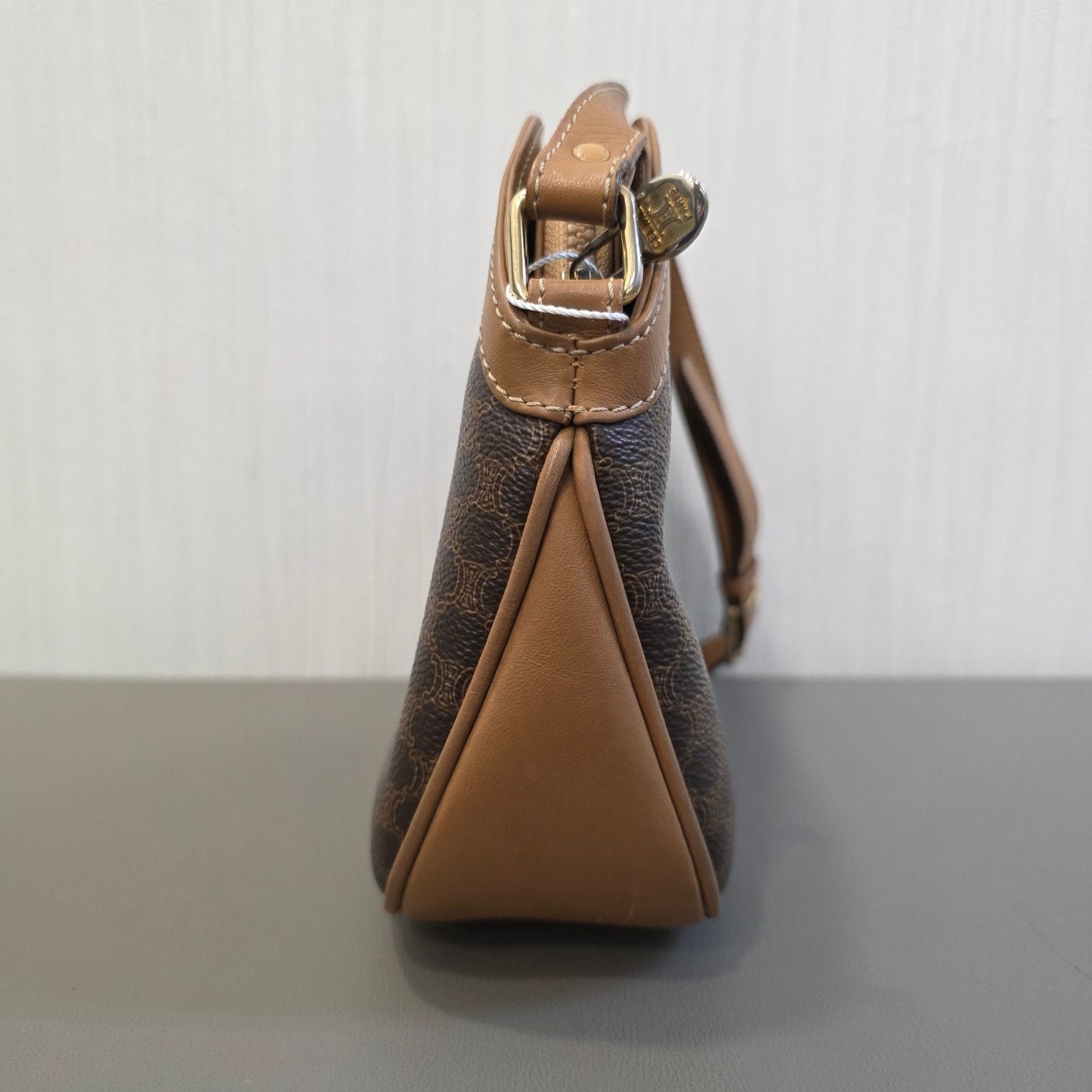 Celine Macadam Canvas Crossbody Bag Brown (Pre-Owned)