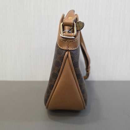 Celine Macadam Canvas Crossbody Bag Brown (Pre-Owned)