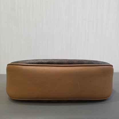 Celine Macadam Canvas Crossbody Bag Brown (Pre-Owned)