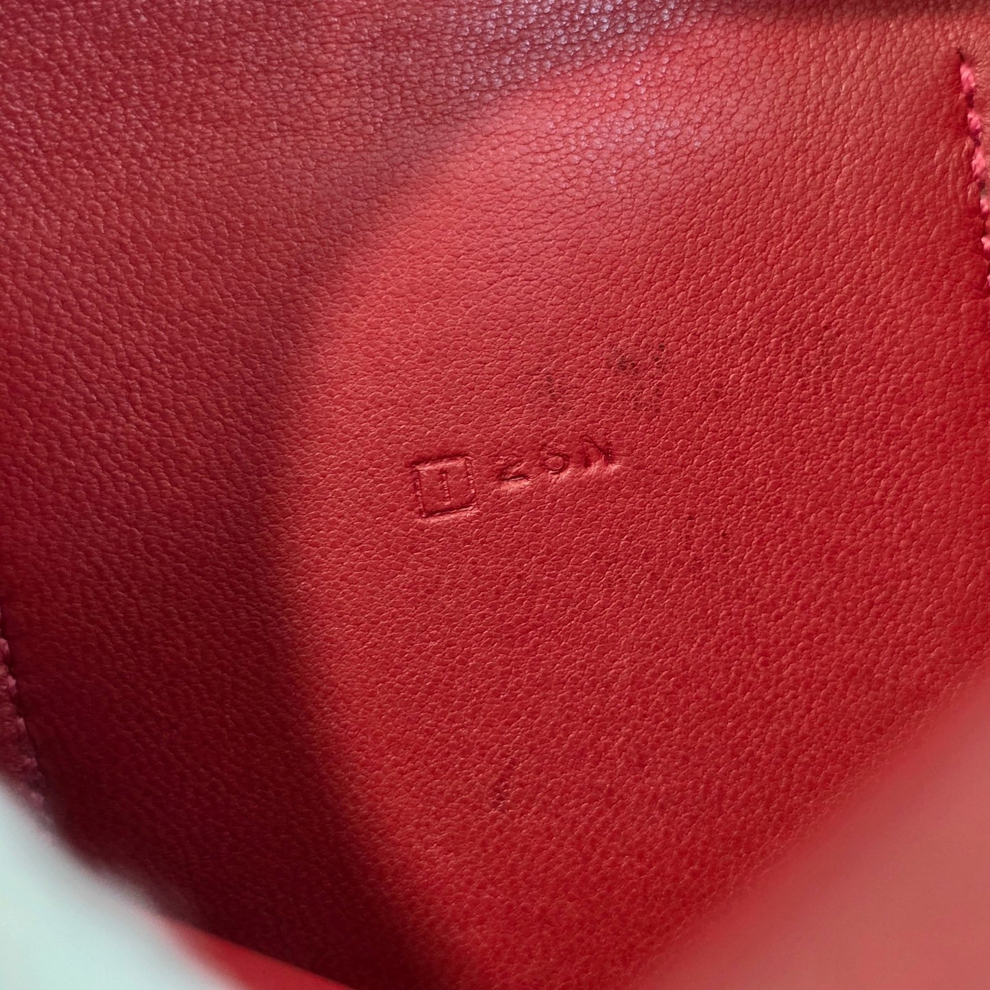 Hermès Dogon GM Wallet with Zipped Pouch Red (Pre-Owned)