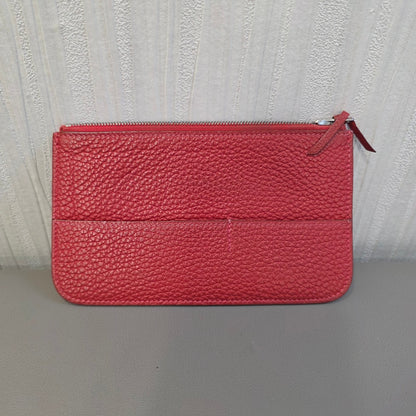 Hermès Dogon GM Wallet with Zipped Pouch Red (Pre-Owned)