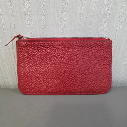 Hermès Dogon GM Wallet with Zipped Pouch Red (Pre-Owned)