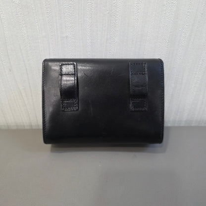 Salvatore Ferragamo Vara Bow Chain Wallet Black (Pre-Owned)
