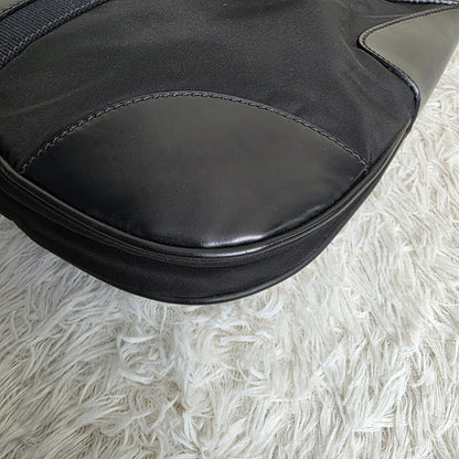 PRADA Tessuto Nylon Shoulder Bag Black (Pre-Owned)