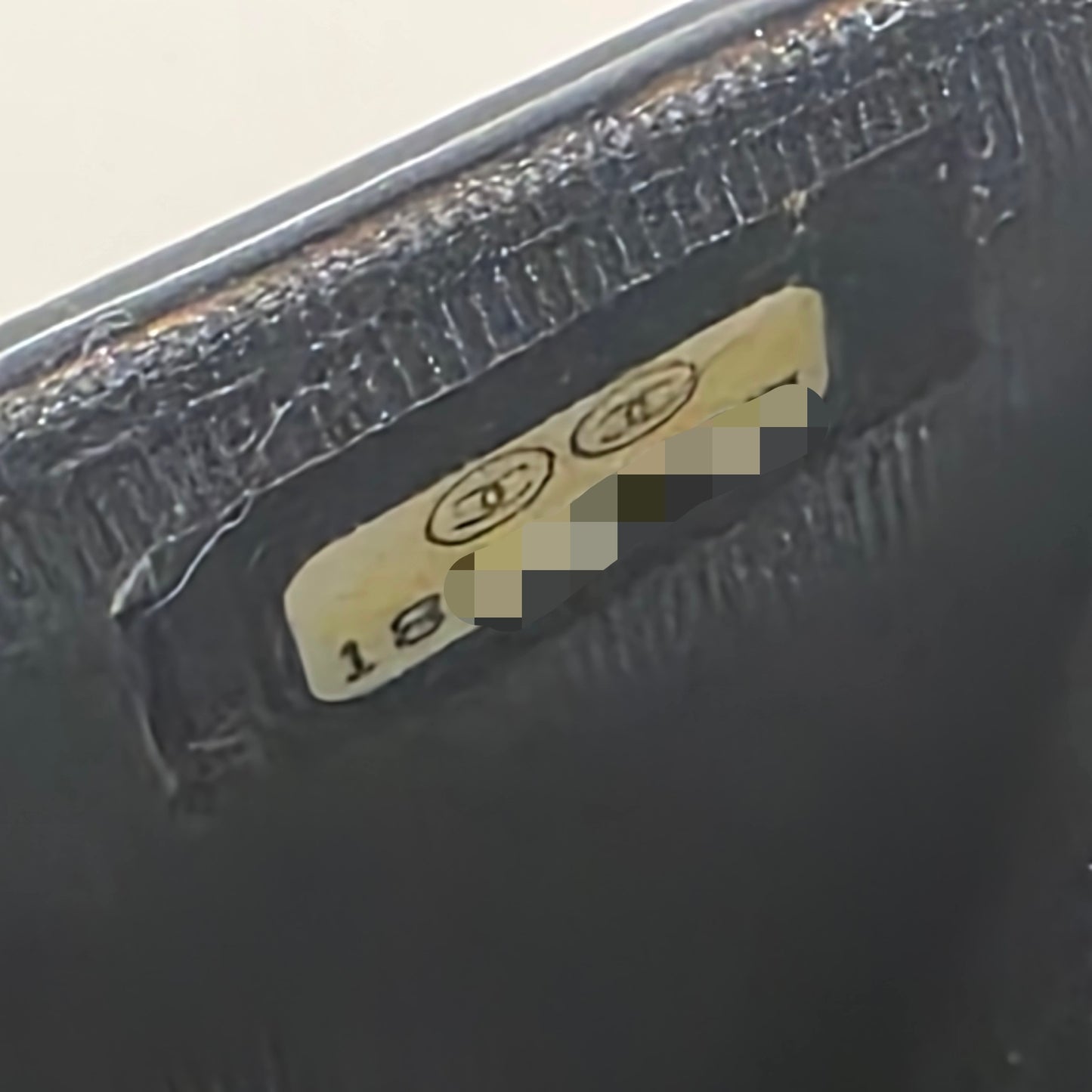 CHANEL Classic Flap Patent Leather Black Silver (Pre-Owned)