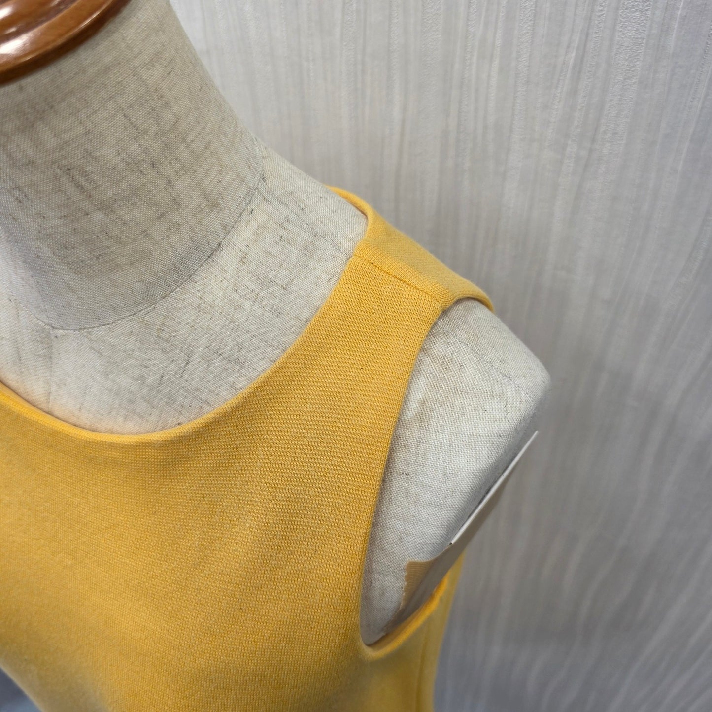 FOXEY Sleeveless Knit Dress Yellow (Pre-Owned)