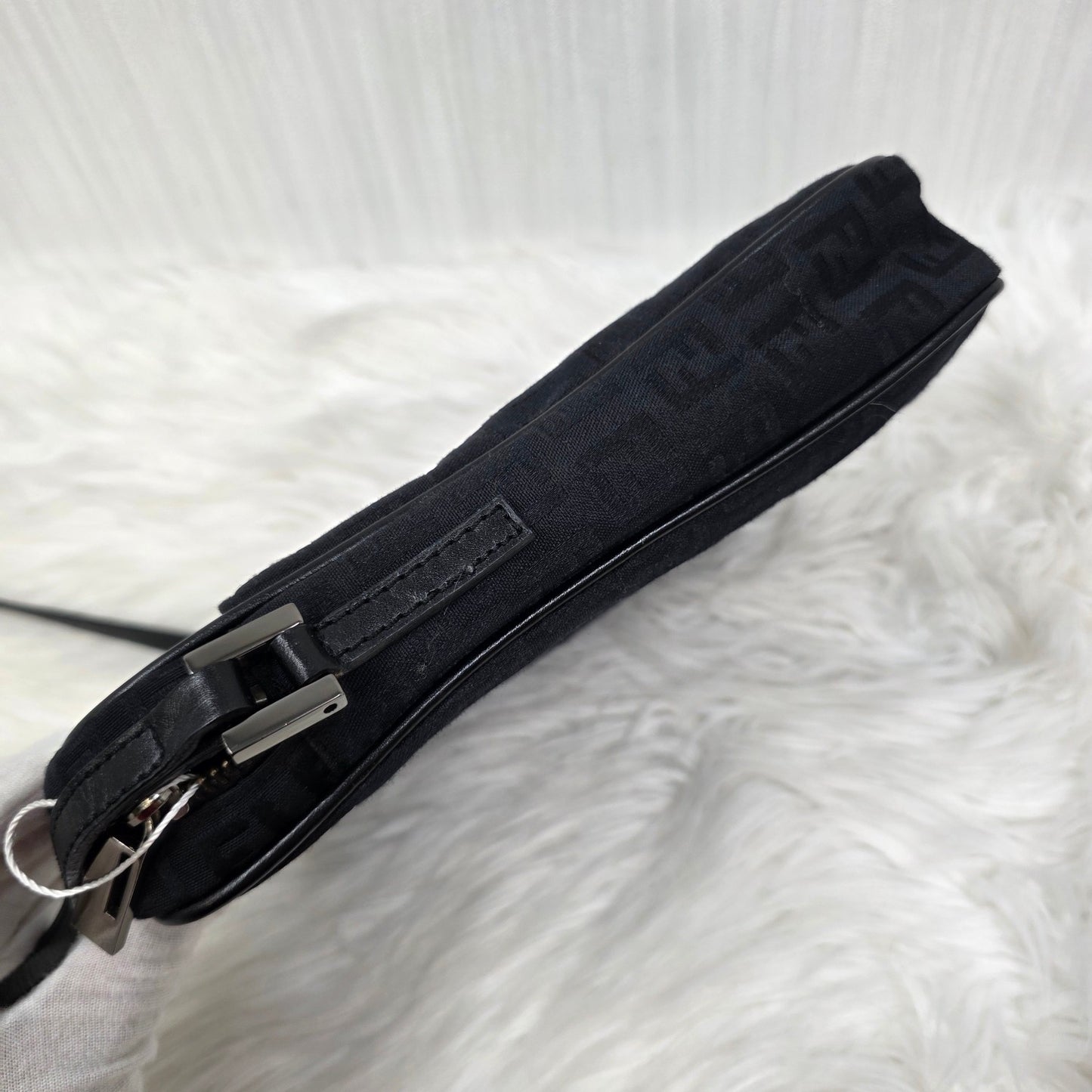 Fendi Zucca Canvas Crossbody Bag Black (Pre-Owned)