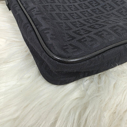 Fendi Zucca Canvas Crossbody Bag Black (Pre-Owned)